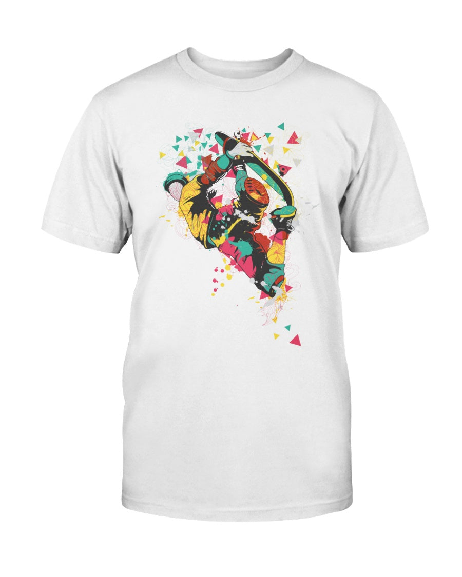 Men's Gildan Ultra Cotton T-Shirt Graffiti Skateboarder