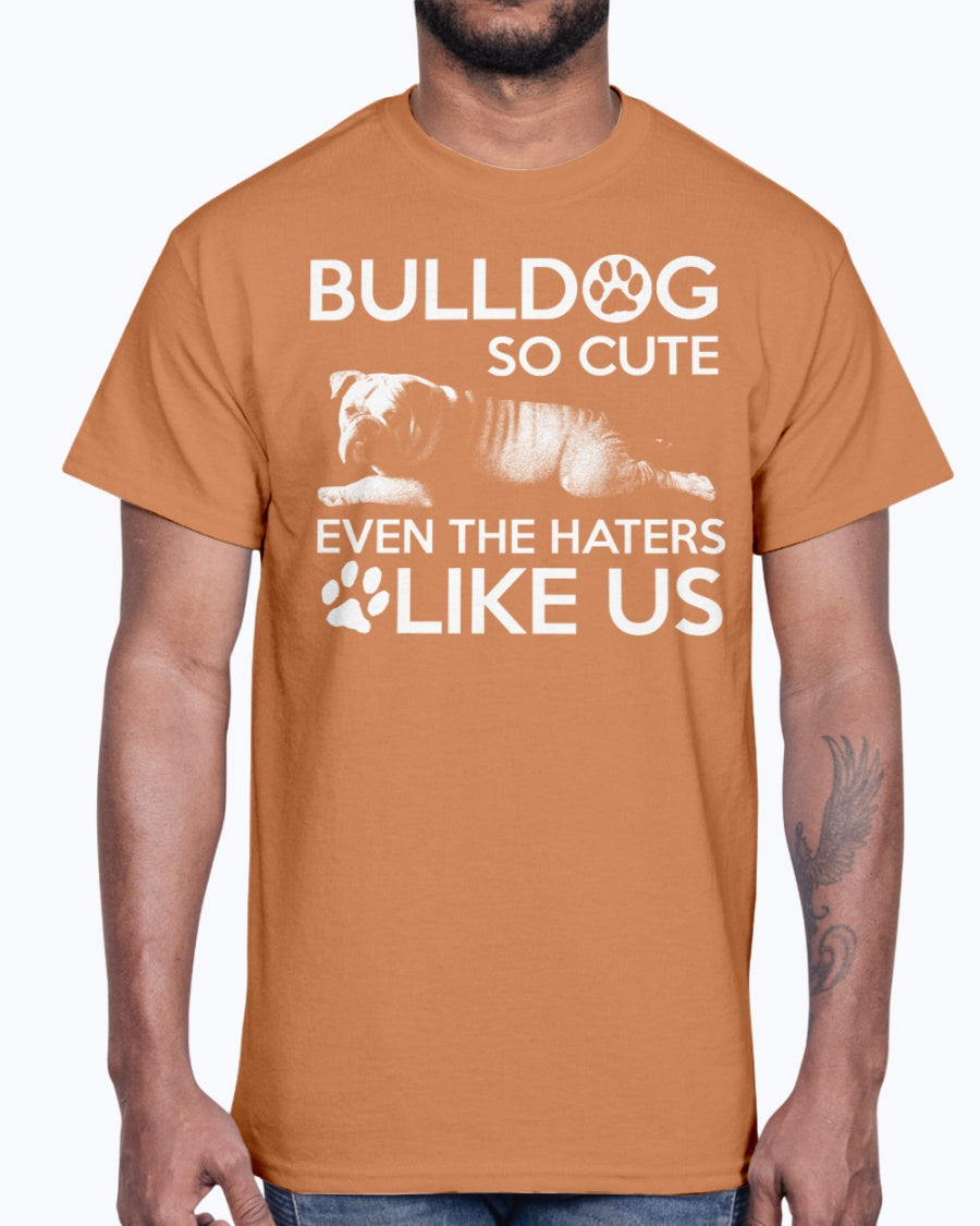 Men's Gildan Ultra Cotton T-Shirt   Bulldog so cute