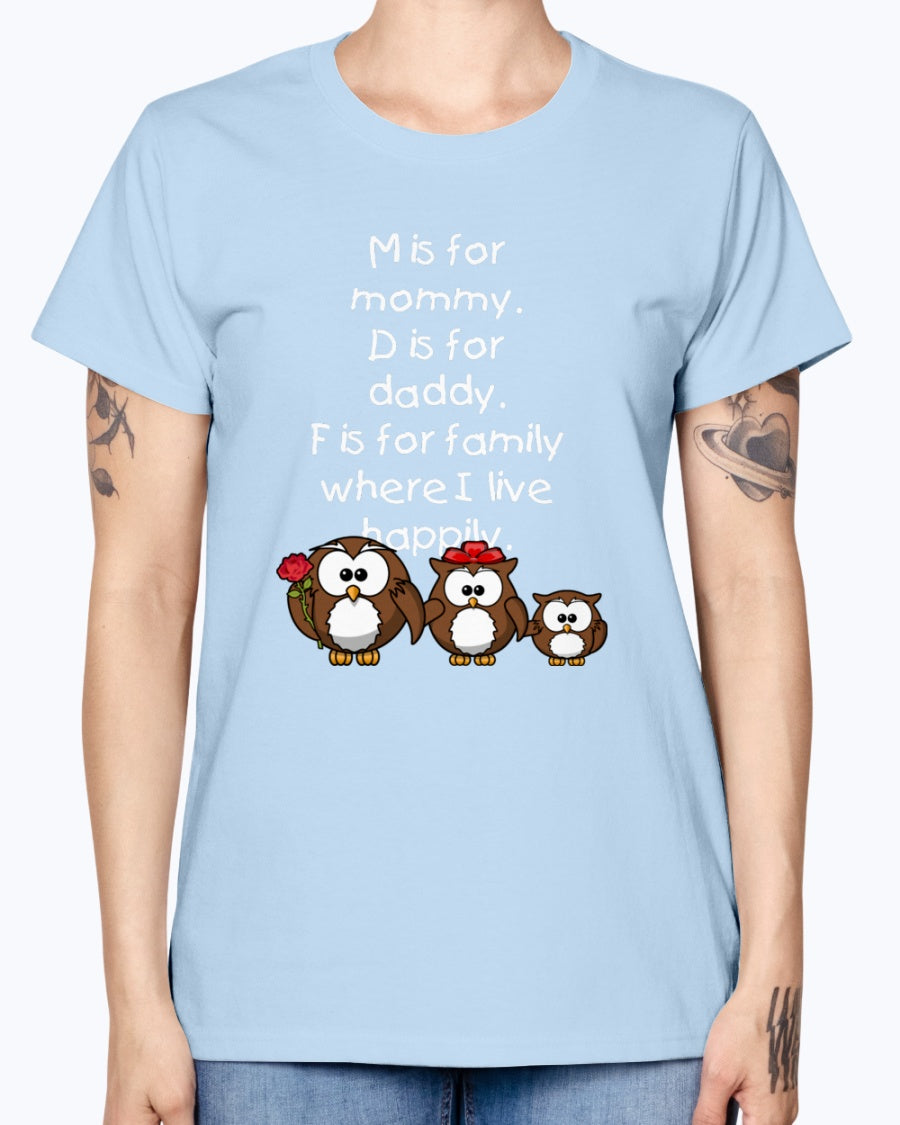 Gildan Ladies Missy T-Shirt 16 colors      Family sweatshirt