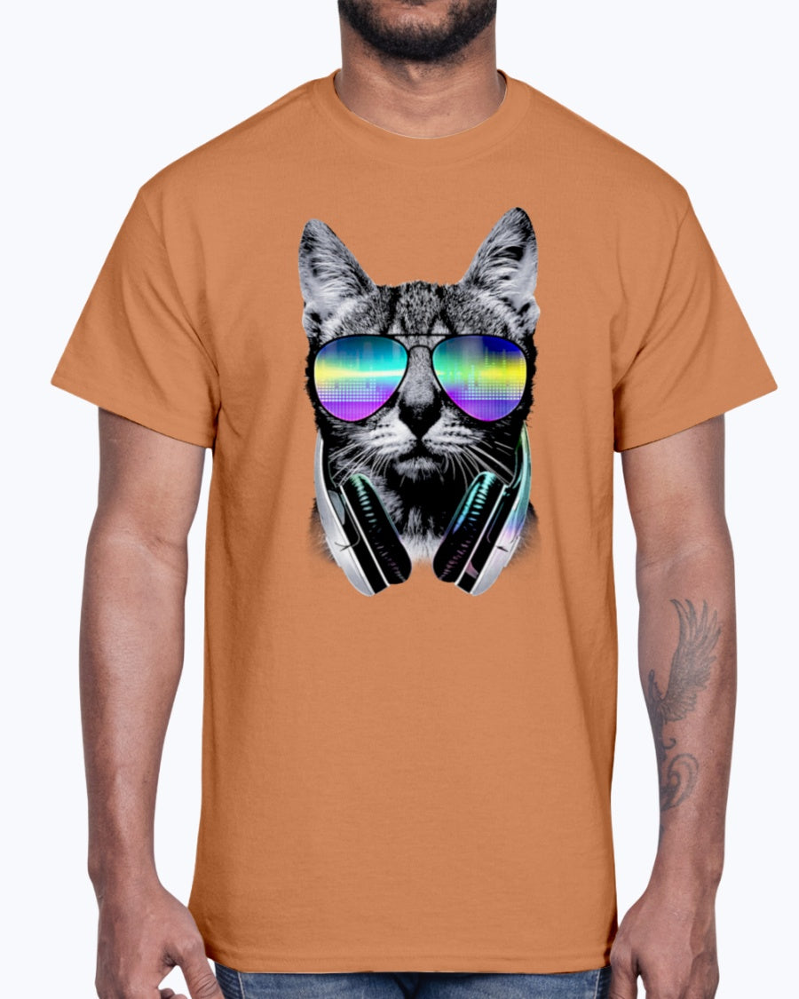 Men's Gildan Ultra Cotton T-Shirt  DJ Cat